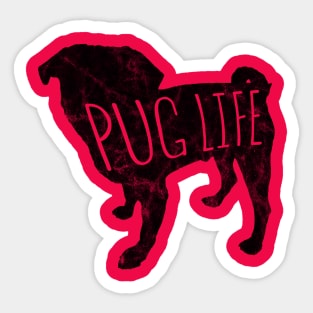 Pug Life! Get this vintage design celebrating our best friend! Sticker